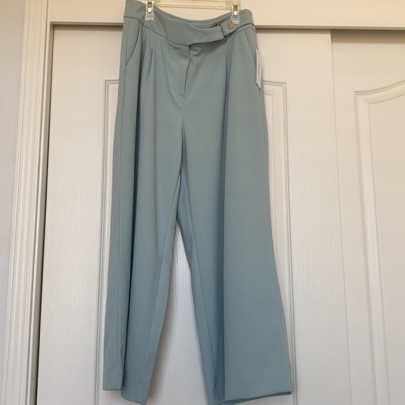 Pants - NWT Calvin Klein Surf Blue Wide-Leg Ankle Pants